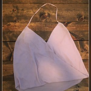 🍬 Lilac backless top